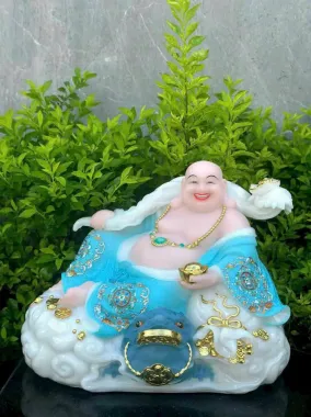 Tượng Phât Di Lặc gấm phú quý cao cấp đủ màu - Đồ Thờ Tiến Đạt